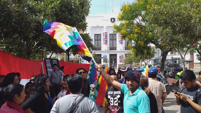Líderes del MAS Tarija no escucharon a Áñez y defienden a Evo