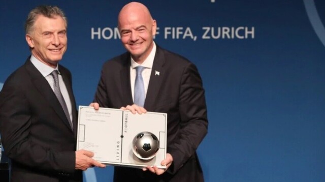 Macri fue nombrado presidente ejecutivo de la Fundación FIFA