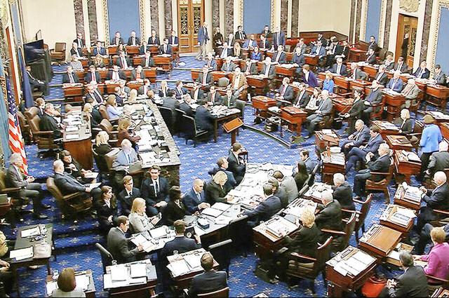 Senado de EEUU abre el camino para exculpar a Trump
