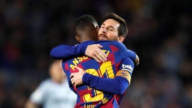 El Barcelona ganó con la fórmula Messi-Ansu Fati