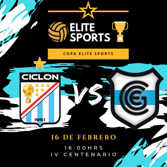 Atlético Ciclón anuncia duelo amistoso para el domingo 16