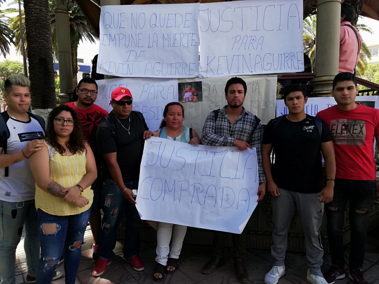 Familiares y amigos de Kevin Aguirre exigen justicia