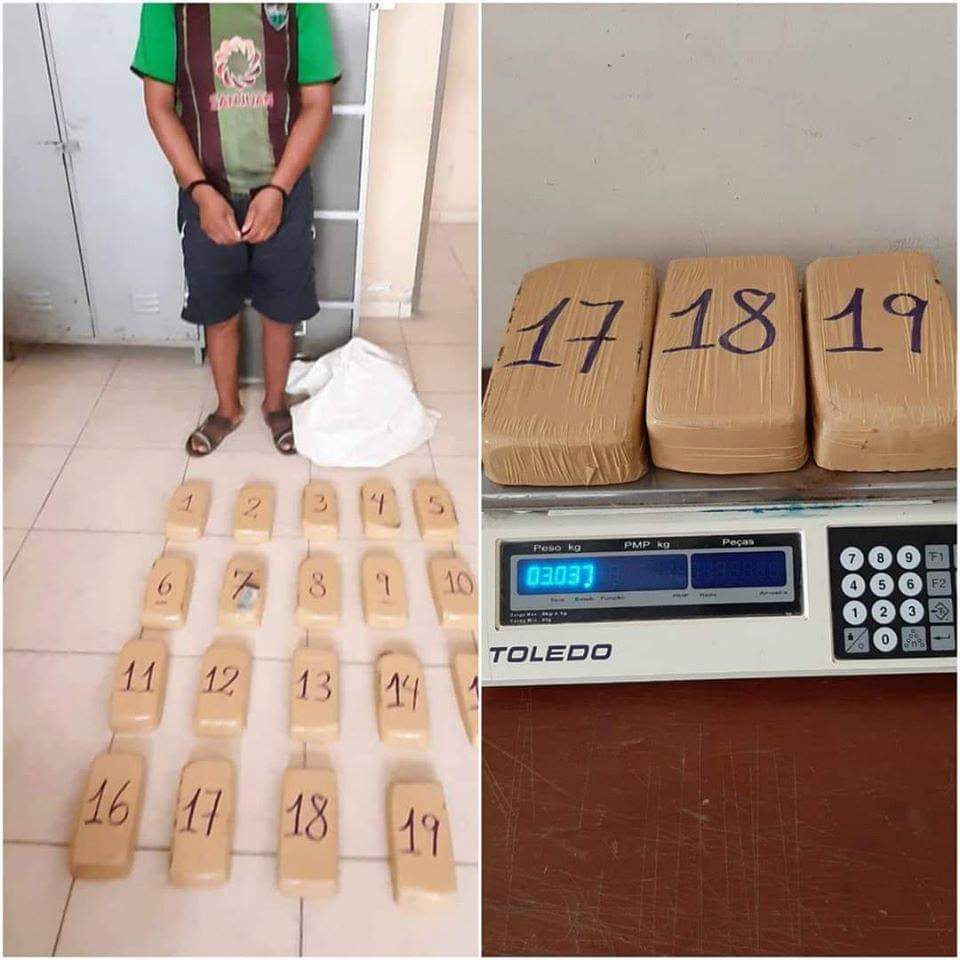 A la cárcel por traficar 19 kilos de cocaína
