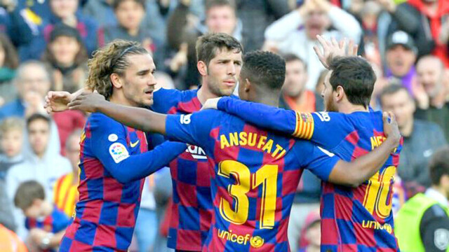 Barcelona superó al Getafe y no le pierde pisada al Real