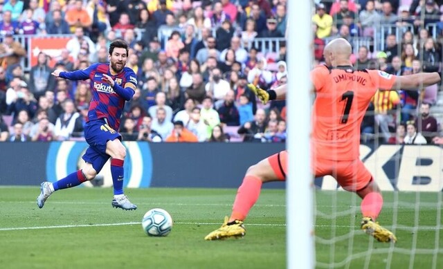 Lionel Messi hace añicos las esperanzas del Eibar