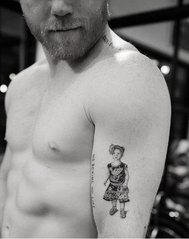 “El Canelo” se tatuó a su hija  en el brazo