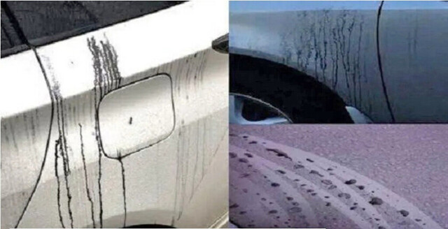 Cayó una extraña lluvia negra en Japón
