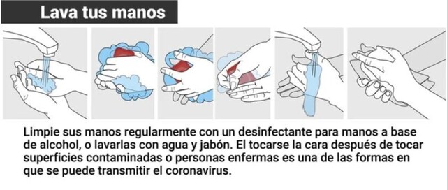 Cómo lavarse bien las manos y aplicarse alcohol en gel para eliminar el coronavirus