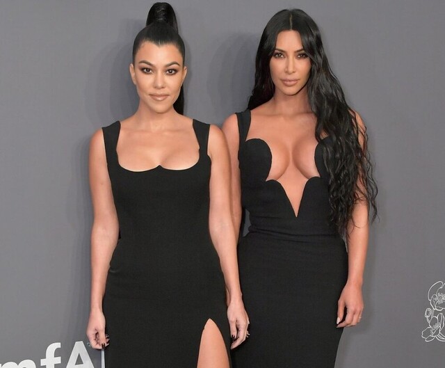 Kim y Kourtney Kardashian se golpearon en su show