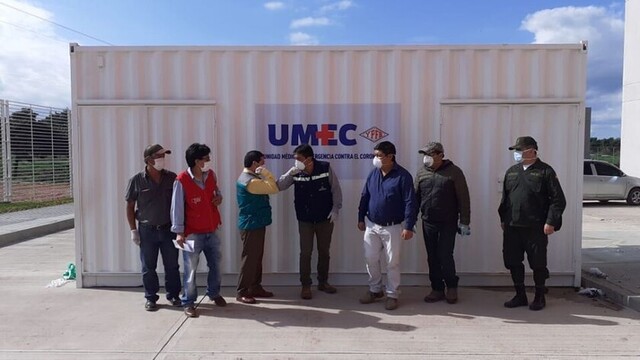 Entregan consultorio móvil en Yacuiba para extraer muestras de posibles casos de Covid-19