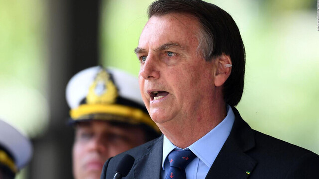 Bolsonaro quiere reabrir las fronteras de Brasil
