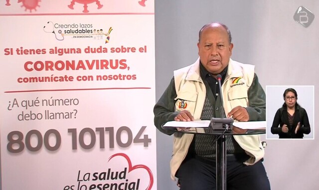 Con 64 nuevos casos de coronavirus Bolivia sube a 1014 el total de contagios