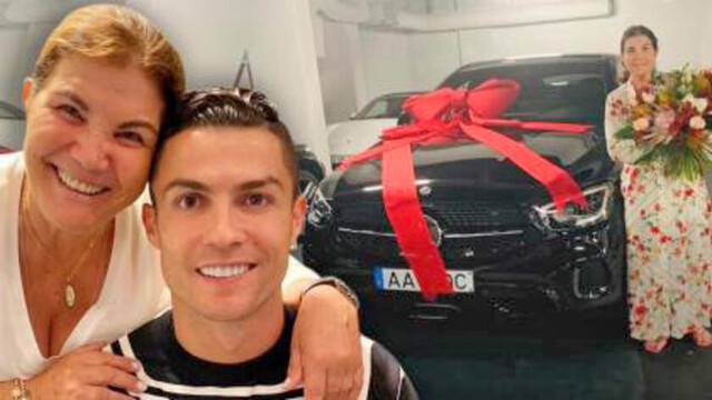 CR7 sorprendió a su mamá con lujoso regalo