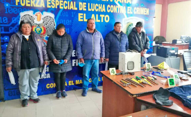 Capturan a clanes “Veneno” y “Marisol”, bandas de El Alto