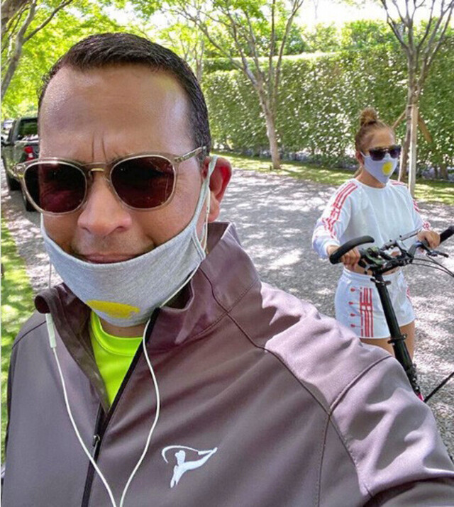 JLo y Alex Rod se ejercitan en familia