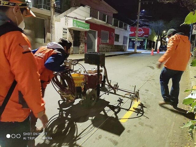 Para aprovechar la cuarentena,  inician instalación de ciclovías