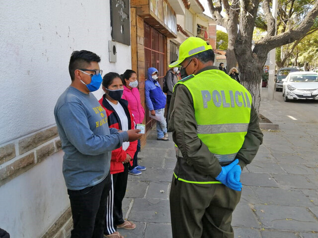 Patrullando en cuarentena,  entre excusas y mentiras