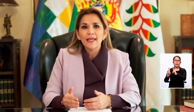 Áñez pide disculpas por caso respiradores, promete "corregir"