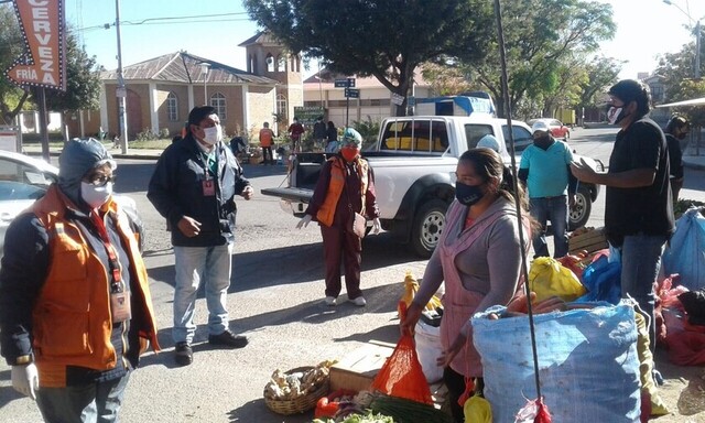 Tarija: Intendencia desaloja cuatro ferias “ilegales” en diferentes barrios