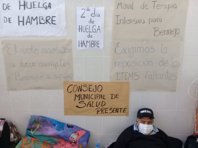 Huelga en Bermejo continúa, Sedes responde con pruebas de Covid-19