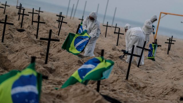 Covid, Brasil tiene 802.828 casos y 40.000 muertes