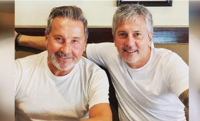 Montaner  sube foto con  papá de Messi