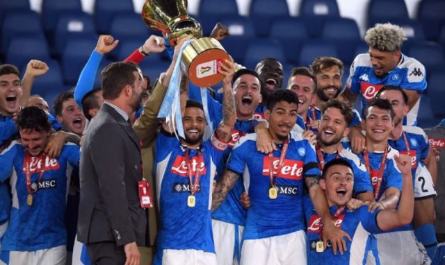 Napoli campeón de la Copa Italia