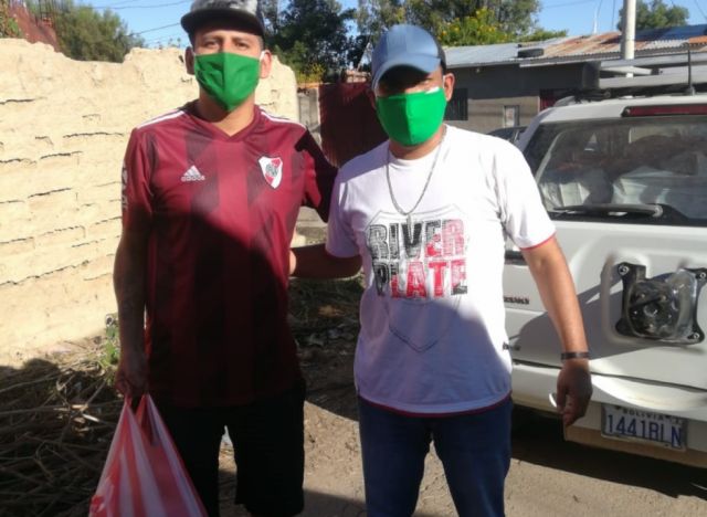 Agremiados concretan segundo lote de canastas alimentarias