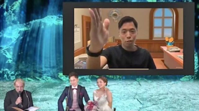 Japón pone  de moda las  bodas virtuales