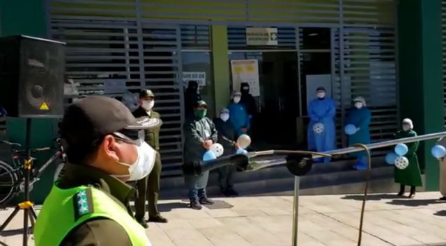 Dan de alta a 3 policías recuperados al Covid-19
