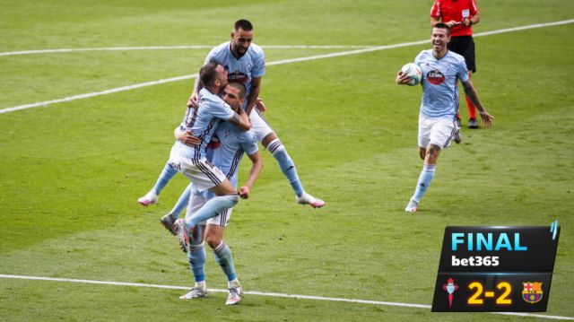 El Barcelona patina en su visita al Celta 