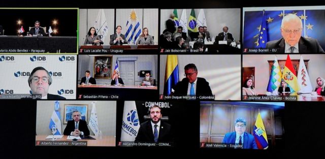 Cumbre del Mercosur: portazo virtual de Alberto Fernández cuando empezaba a hablar Jeanine Añez
