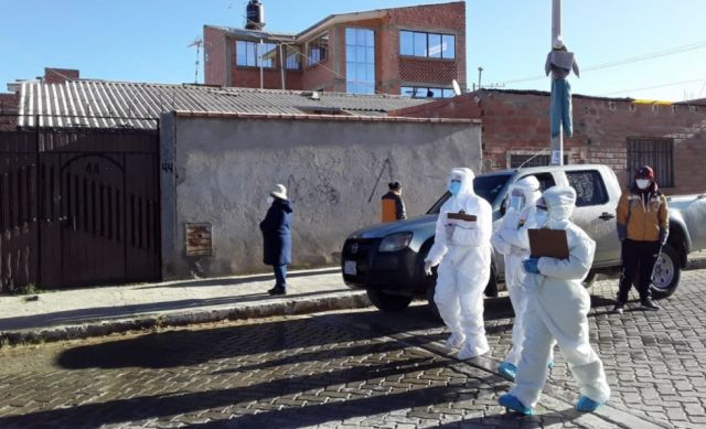 Rastrillaje en El Alto logra detectar 71 casos sospechosos de Covid-19