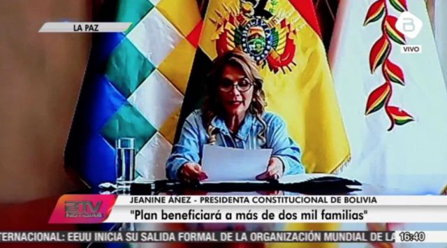 Áñez anuncia Plan de Mitigación Covid-19 para los pueblos indígenas originarios
