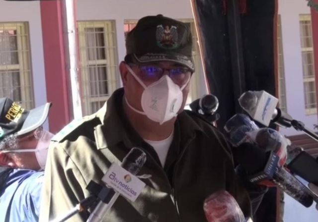 Comandante de la Policía en Tarija retoma sus funciones tras superar el Covid-19
