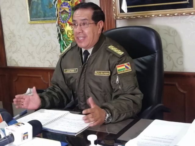 Comandante General de la Policía Boliviana contrajo Covid-19