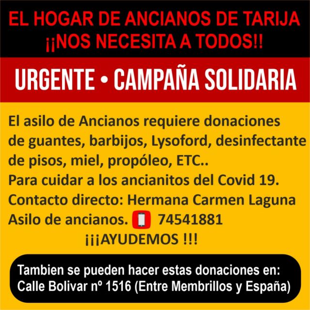 Campaña solidaria