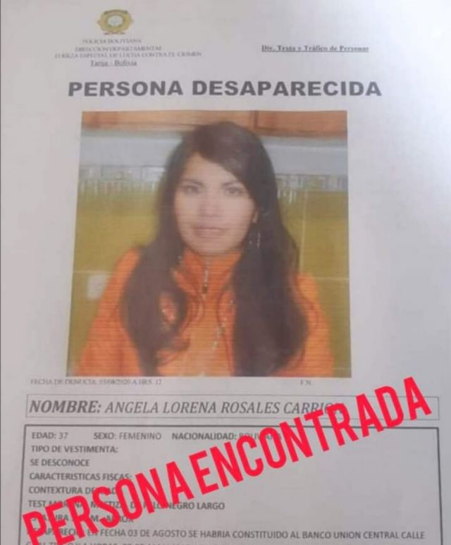 Hallan en shock a mujer reportada desaparecida