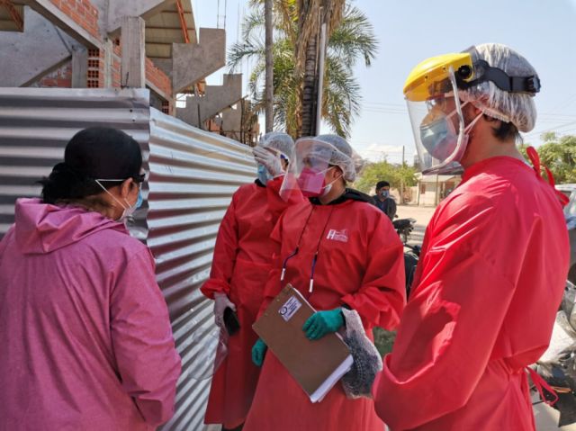  Inicia rastrillaje en Bermejo para contención del Covid-19