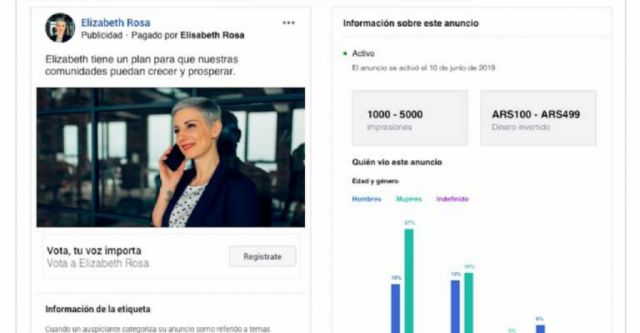Facebook lanza en Bolivia una herramienta de transparencia para anuncios políticos y electorales