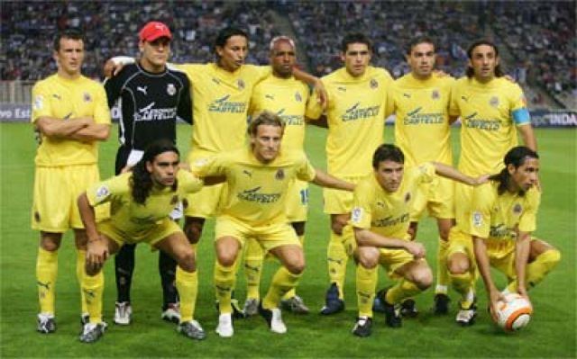 La foto de Peña con Riquelme que publicó el Villarreal