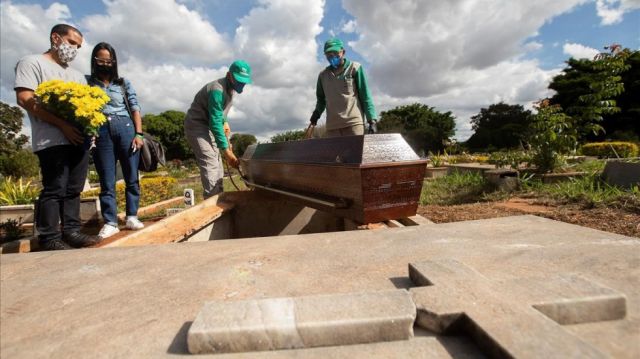 Brasil rebasa las 97 mil muertes por Covid-19
