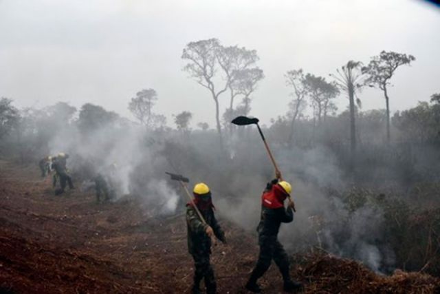 Bolivia superó los 18 mil focos de calor en un mes