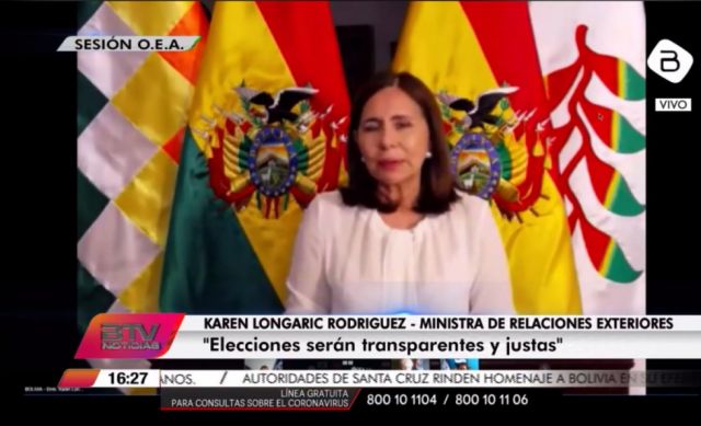 Longaric pide a organismos internacionales la “censura” de protestas en el país