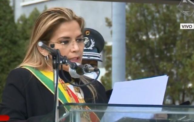 Presidenta Jeanine Áñez