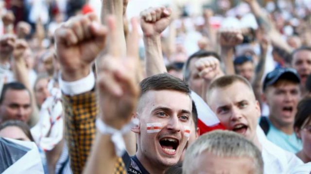 La UE apoya a manifestantes en Bielorrusia
