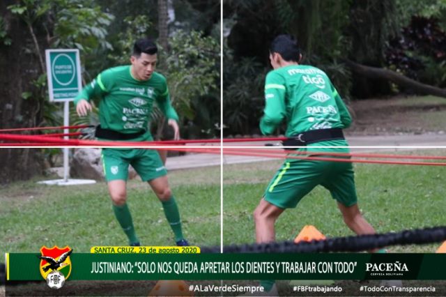 Selección Boliviana ansiosa por tocar el balón 