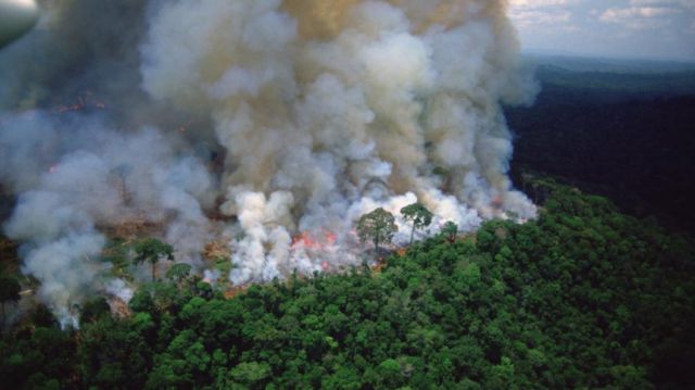 En Brasil minimizan los incendios en la Amazonía