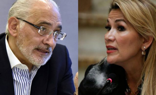 Jeanine Áñez critica a Mesa y CC la compara con Evo
