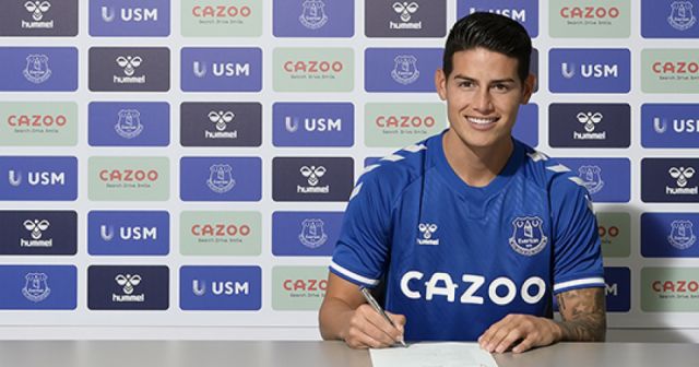 Oficial: James es nuevo jugador del Everton
